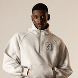 THINK FAST HALF ZIP (GREY MARL)