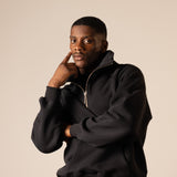 CREO HALF ZIP (BLACK)