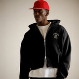 HOTEL ZIP HOODIE (BLACK)