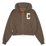 SLINGER ZIP HOODIE (MAJOR BROWN)
