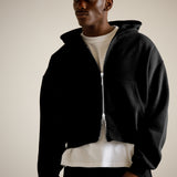 DAILYS ZIP HOODIE (BLACK)