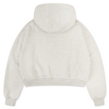 THINK FAST ZIP-THROUGH HOODIE (GREY MARL)