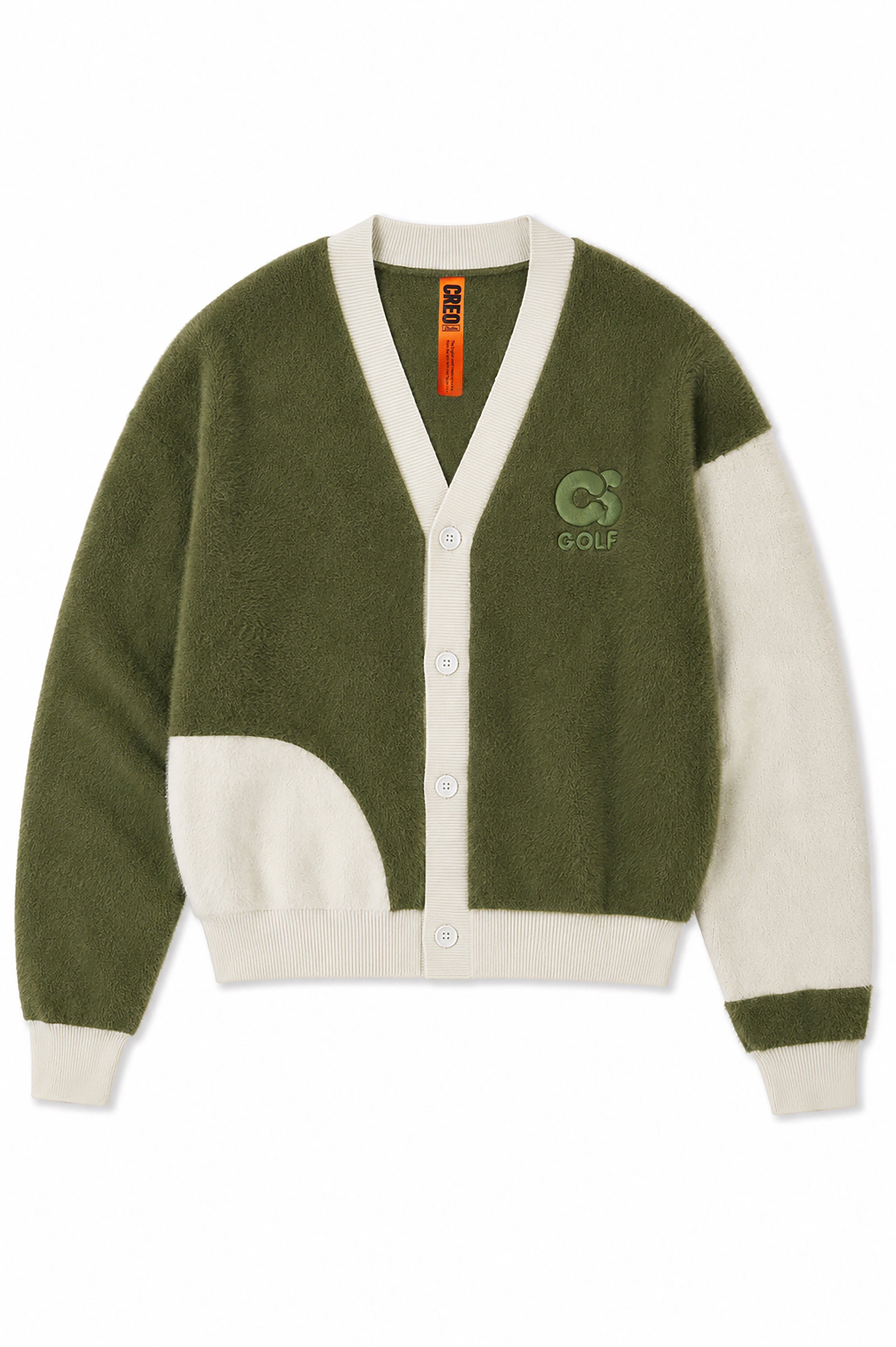 Creo Golf Cardigan unisex knitted cardigan by Creo Studios