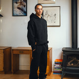 DAILYS OPEN BOTTOM JOGGER (BLACK)