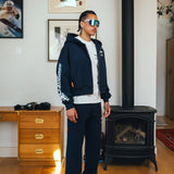 SKI RESORT ZIP HOODIE (NAVY)