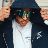 SKI RESORT ZIP HOODIE (NAVY)