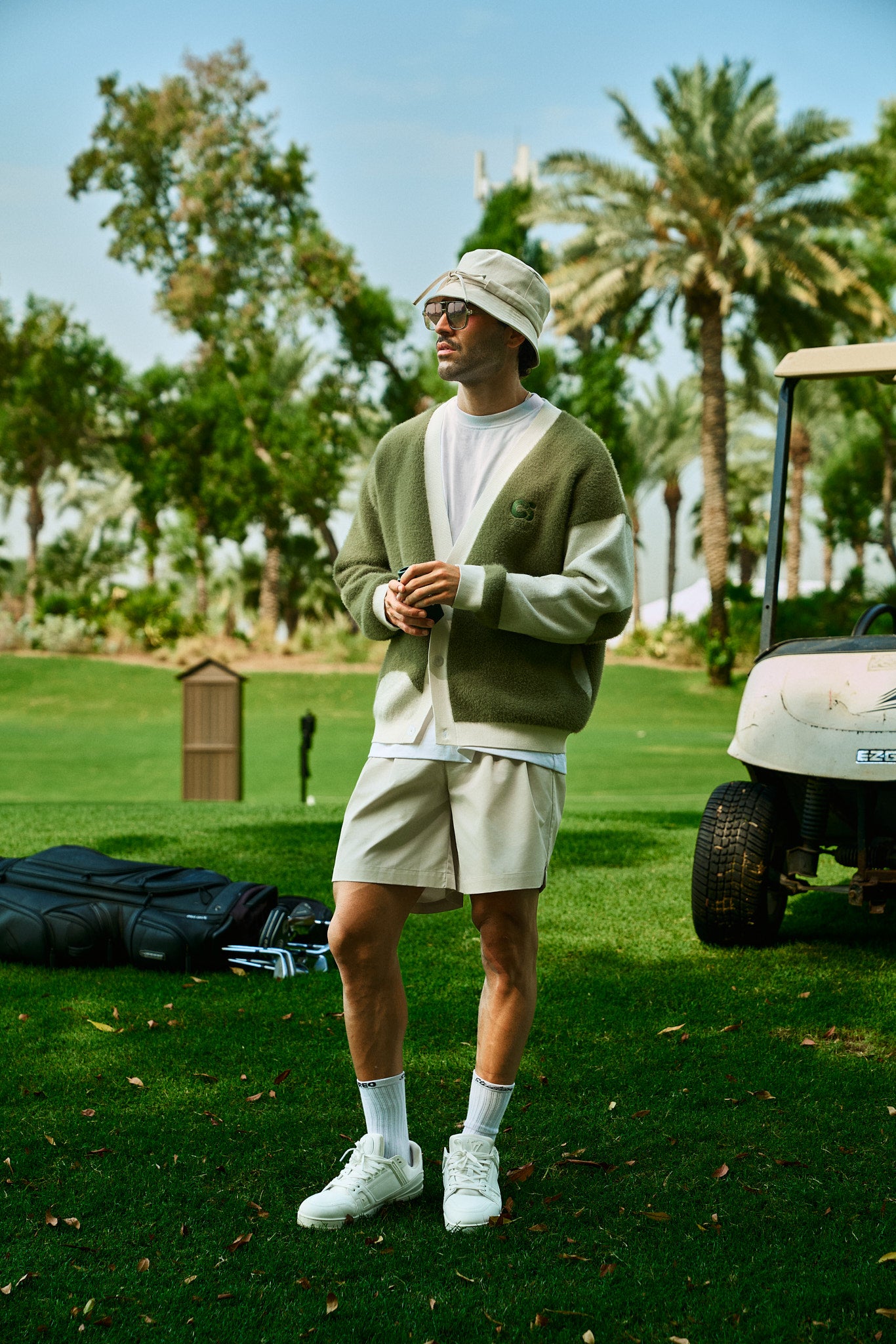 Augusta Short unisex chino shorts by Creo Studios