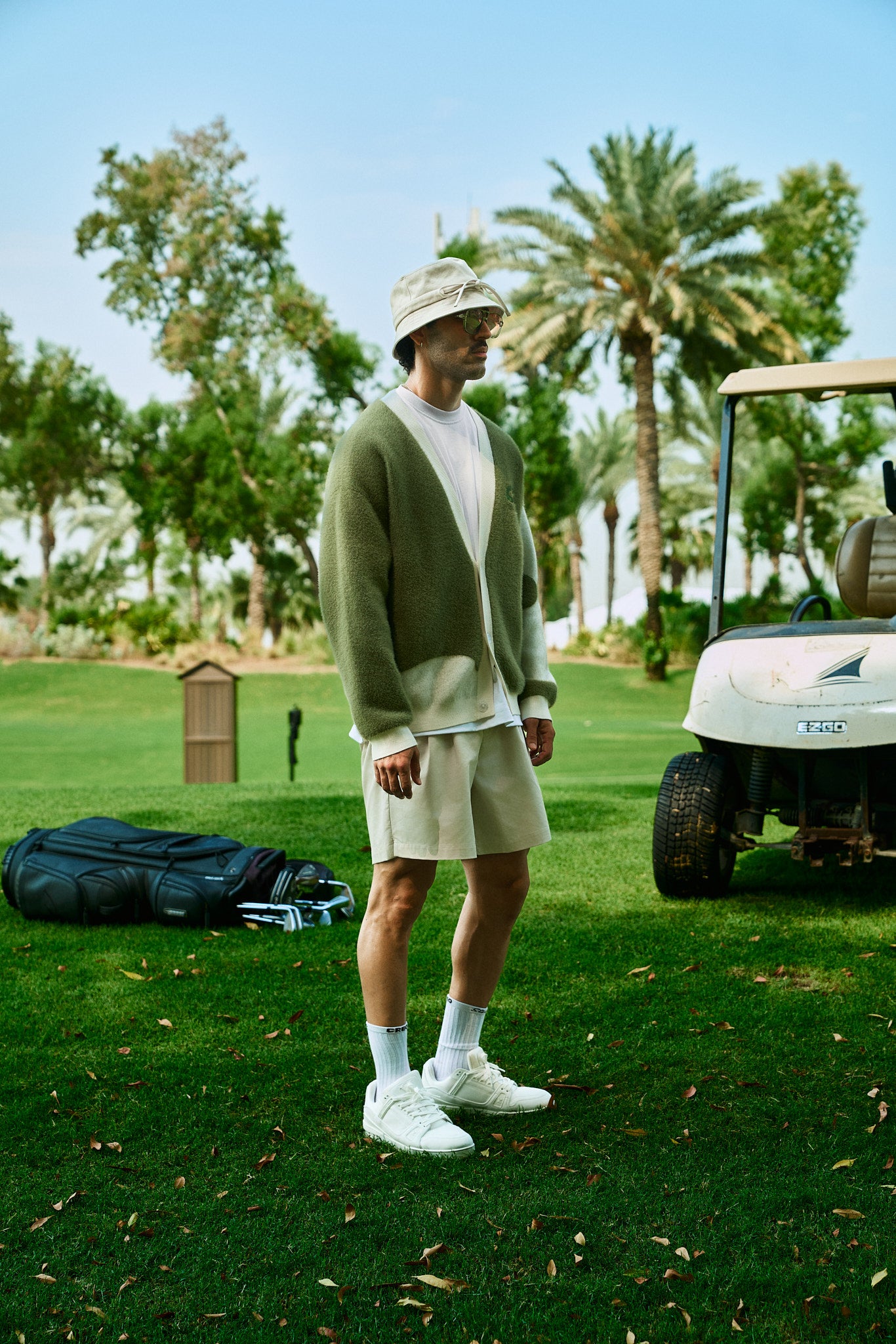 Creo Golf Cardigan unisex knitted cardigan by Creo Studios