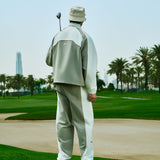 Bottega Track Pant in sage and white by Creo Studios