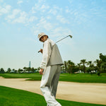 Bottega Track Top in sage and white by Creo Studios