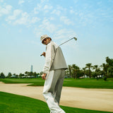 Bottega Track Top in sage and white by Creo Studios