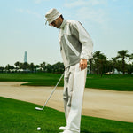 Bottega Track Top in sage and white by Creo Studios