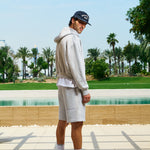 Creo Shorts in grey marl by Creo Studios