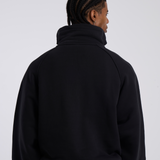 THINK FAST HALF ZIP (BLACK)