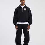 THINK FAST HALF ZIP (BLACK)