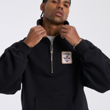 THINK FAST HALF ZIP (BLACK)