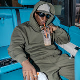 CREATIVE DEPT. OPEN BOTTOM JOGGER (KHAKI)