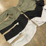 DAILYS OPEN BOTTOM JOGGER (KHAKI)