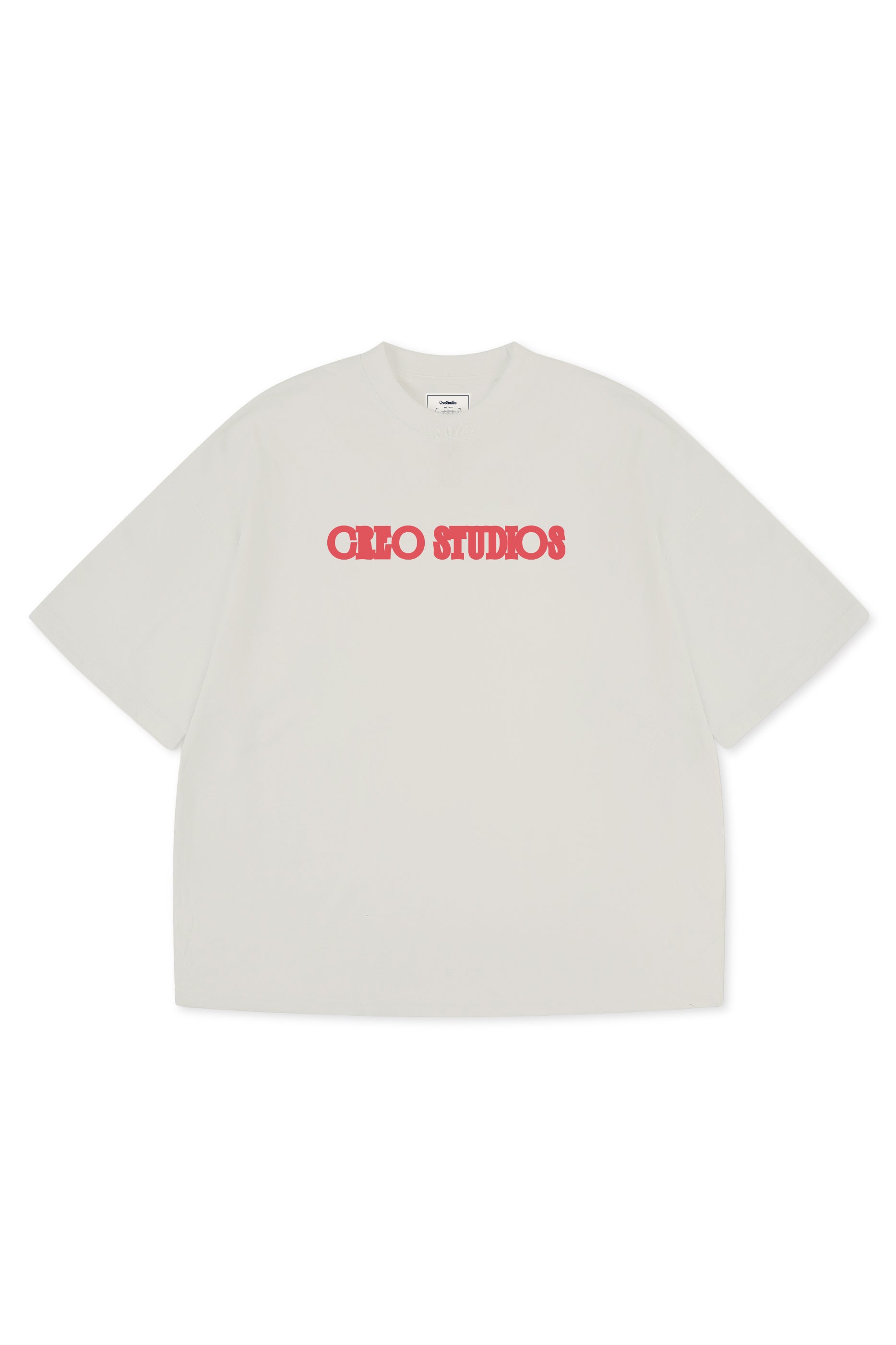 Off The Bloc Tee unisex cotton t-shirt in off-white by Creo Studios