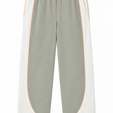 Bottega Track Pant in sage and white by Creo Studios