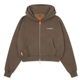 CALI ZIP HOODIE (MAJOR BROWN)