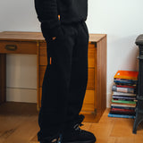 DAILYS OPEN BOTTOM JOGGER (BLACK)