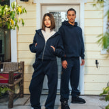 DAILYS ZIP HOODIE (NAVY)