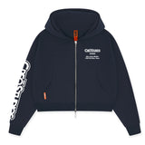 SKI RESORT ZIP HOODIE (NAVY)